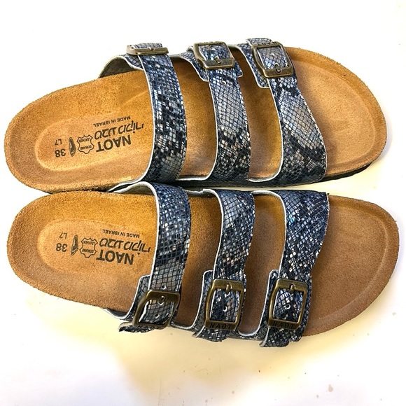 Naot Shoes - NAOT Austin Multi Strap Sandal Navy Python NWOT 7.5